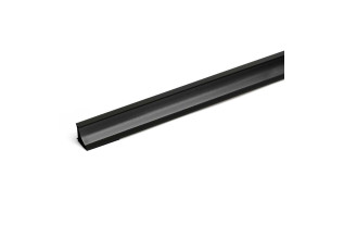Black self-adhesive splash guard