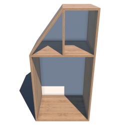 Tilted Cabinet